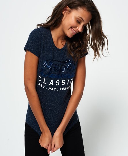 Superdry Classic Sequin T-Shirt Classic Sequin T-Shirt
