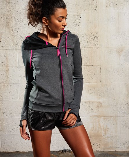 Superdry Carbon Trial Run Zip Hoodie Carbon Trial Run Zip Hoodie