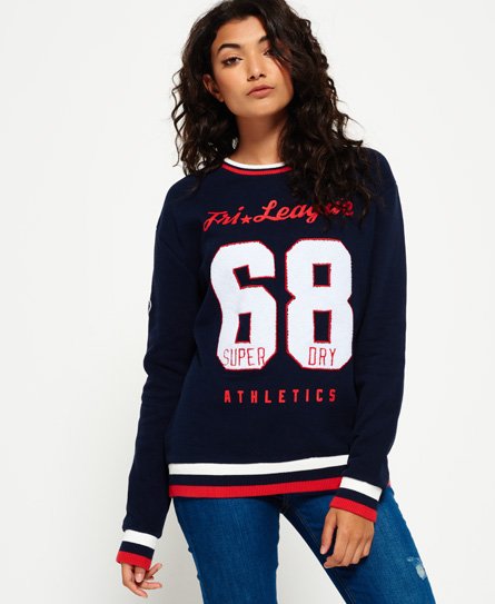 Superdry Tri League Relaxed Crew Sweatshirt Tri League Relaxed Crew Sweatshirt