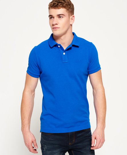 Superdry Vintage Destroyed piqué polo Vintage Destroyed piqué polo