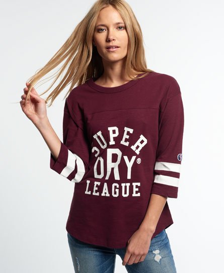 Superdry Tri League Baseball Top Tri League Baseball Top