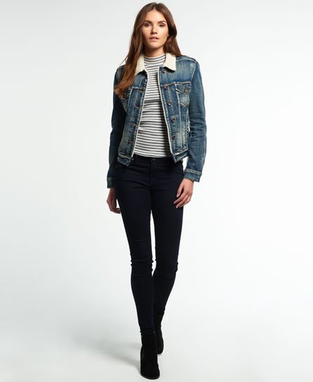 Superdry North Denim Jacket - Womens Last Chance