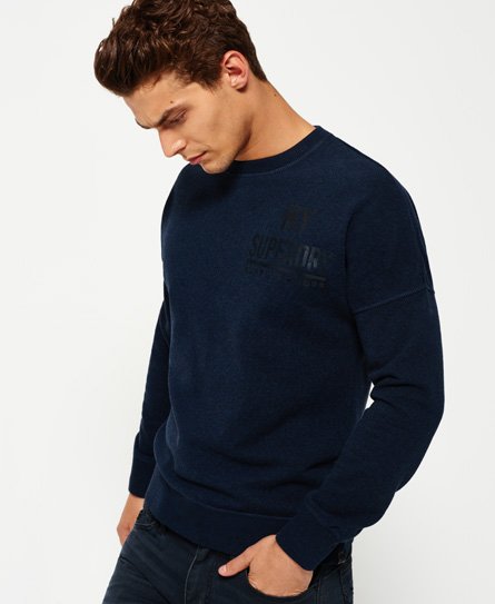 Superdry Surplus Goods Low Rider-genser med rund hals Surplus Goods Low Rider-genser med rund hals