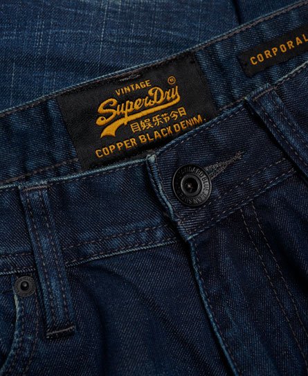 vintage superdry copper black denim