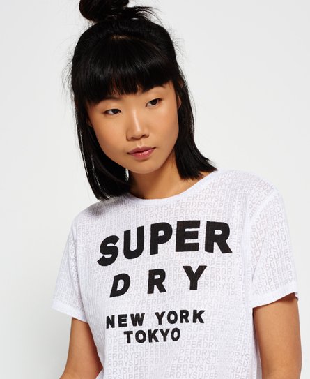 Superdry Houston Burnout-T-skjorte Houston Burnout-T-skjorte