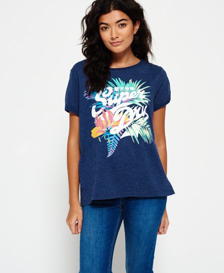 Superdry Stacker Tropical Boyfriend T-shirt Stacker Tropical Boyfriend T-shirt69276