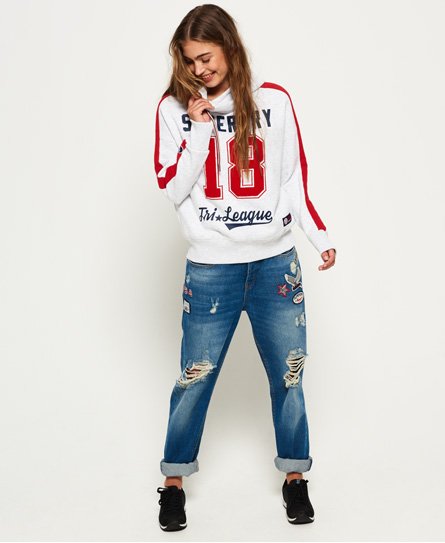 Superdry Tri League Slouch -huppari Tri League Slouch -huppari