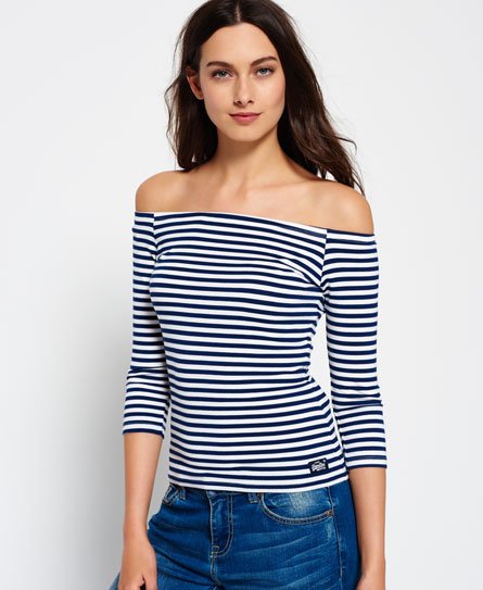 Superdry Essentials Off Shoulder Top - Women's Tops