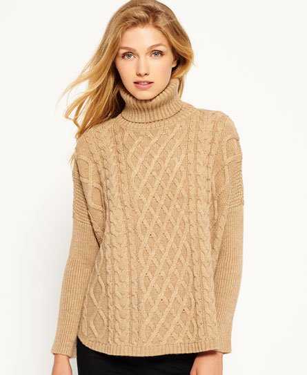 Superdry Cable Cape Jumper Cable Cape Jumper