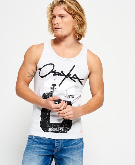 Superdry Osaka 6 Trägerhemd mit Rundhalsausschnitt Osaka 6 Trägerhemd mit Rundhalsausschnitt