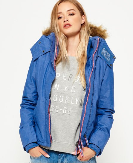 Superdry SD-Wind Attacker Jacke mit Kapuze, Sherpafutter und Kunstpelzbes SD-Wind Attacker Jacke mit Kapuze, Sherpafutter und Kunstpelzbes