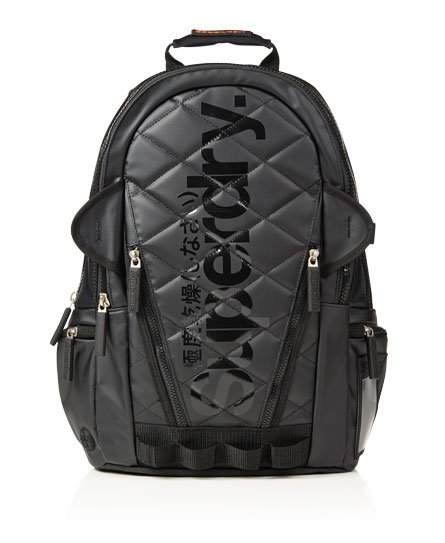 Unisex Mochila Quilted Tarp en Negro Superdry ES