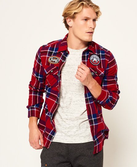 Superdry Lumberjack Patched Shirt Lumberjack Patched Shirt