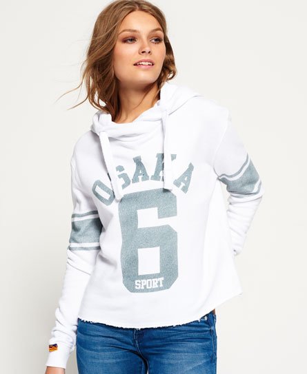 Superdry Kurzes Osaka Sport Marl Hoodie Kurzes Osaka Sport Marl Hoodie