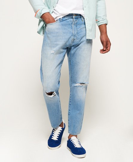 Übergroße Jeans mit konischem Beinschnitt