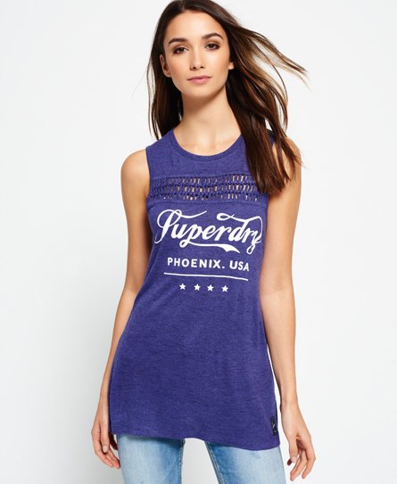 Superdry Knot Panel Vest Top Knot Panel Vest Top