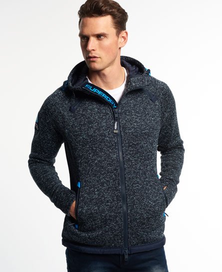 double zip hoodie men's