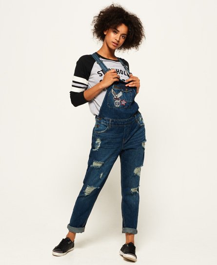 Superdry Jodie Boyfriend tuinbroek Jodie Boyfriend tuinbroek