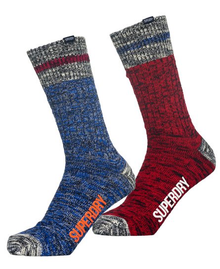 Superdry Big Mountaineer Socks Double Pack Big Mountaineer Socks Double Pack