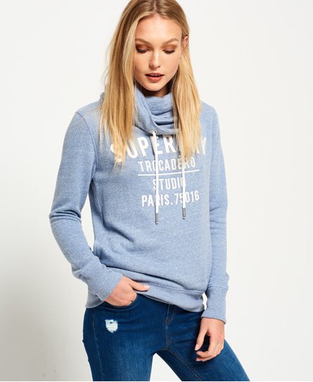 Superdry Applique-hettegenser med rullehals Applique-hettegenser med rullehals