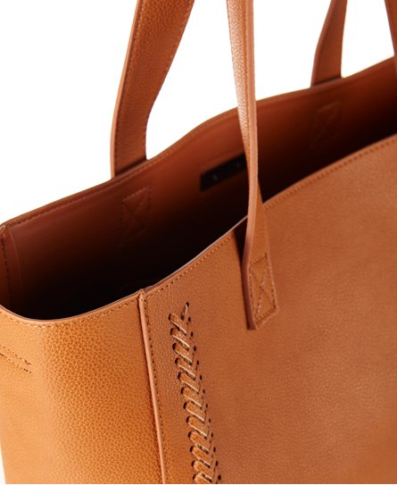 superdry tan tote bag