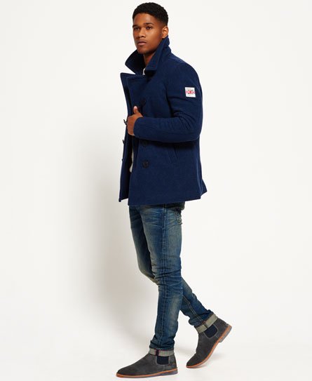 Rookie merchant line peacoat on sale superdry