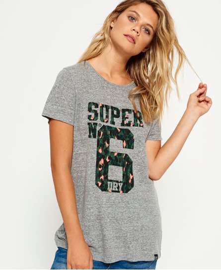Superdry Pitkä Super 6 -T-paita Pitkä Super 6 -T-paita