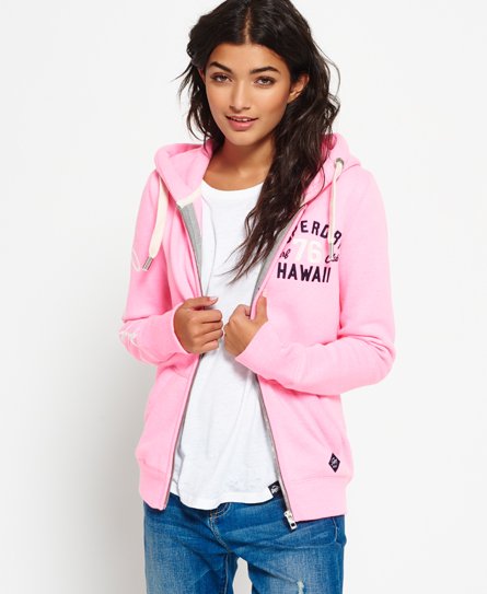 Superdry Applique Zip Hoodie Applique Zip Hoodie