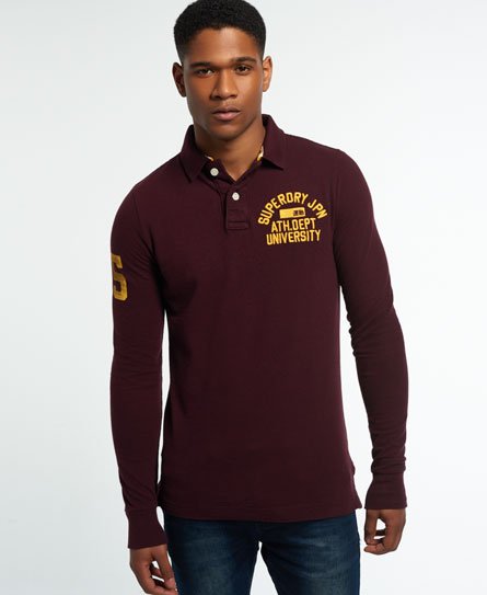 Superdry Super State 長袖 Polo 衫 Super State 長袖 Polo 衫