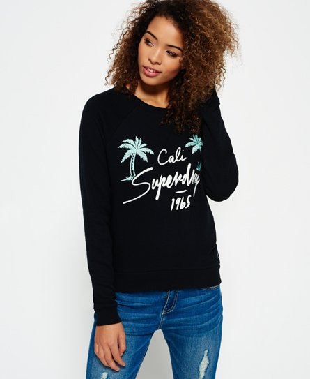 Superdry Applique Raglan Crew Sweatshirt Applique Raglan Crew Sweatshirt