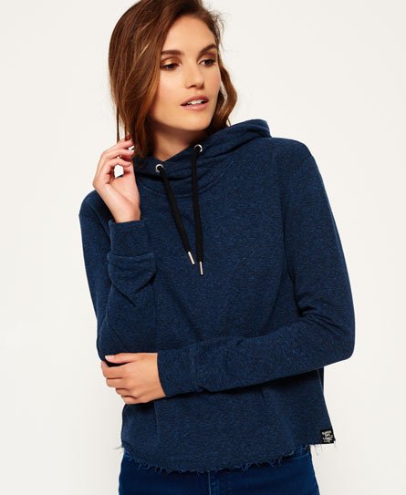 Superdry Orange Label Luxe Blackened Hoodie Orange Label Luxe Blackened Hoodie