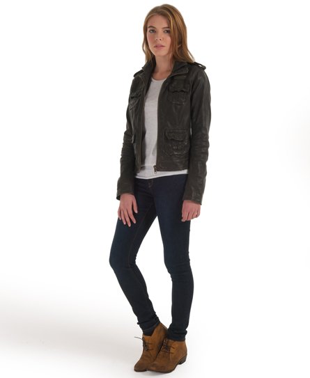 superdry megan leather jacket