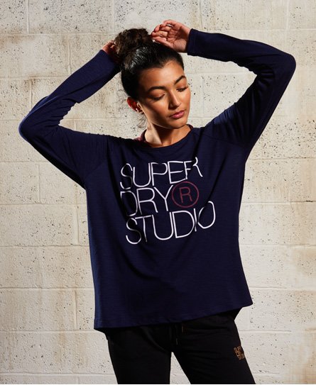 Superdry Womens Studio Drape Back Top Superdry Womens Studio Drape Back Top