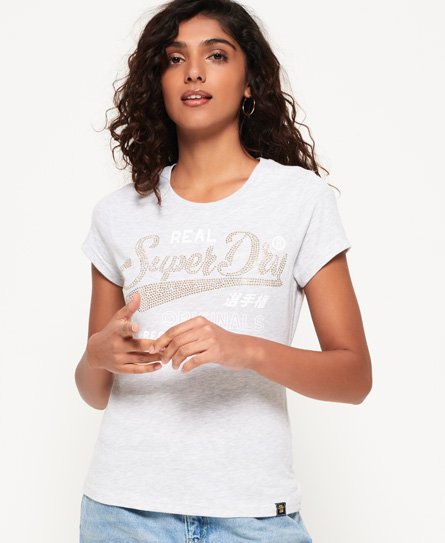 Superdry T-shirt à strass Original T-shirt à strass Original