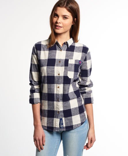 Superdry Super Slub Boyfriend Shirt Super Slub Boyfriend Shirt
