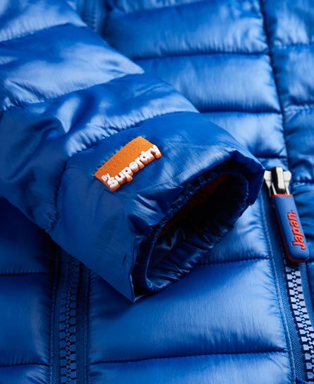 Womens - Fuji Hooded Jacket in Sport Lux Blue | Superdry