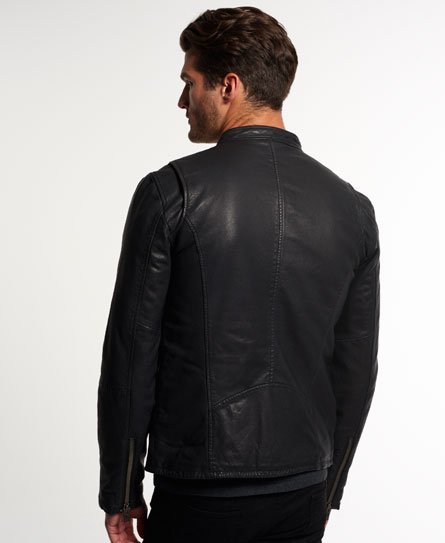 Superdry real hero sale leather jacket