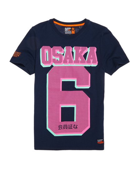 Superdry Osaka Micro Dot T-skjorte Osaka Micro Dot T-skjorte