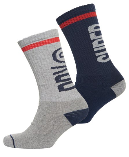 Superdry Track Sock Double Pack Track Sock Double Pack