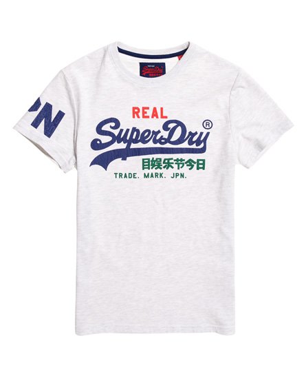 Superdry Camiseta Vintage con logo tricolor Camiseta Vintage con logo tricolor