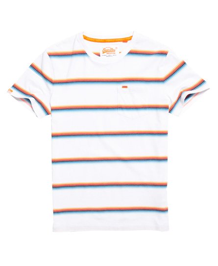 Superdry Orange Label Cali Surf Stripe T-Shirt Orange Label Cali Surf Stripe T-Shirt