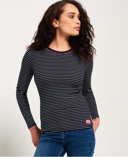 Superdry Pacific Long Sleeve Stripe Top Pacific Long Sleeve Stripe Top