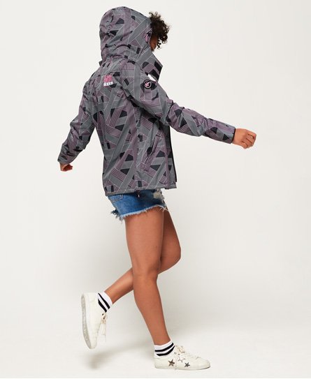 Superdry Technical Hooded Print Pop Zip SD-Windcheater Technical Hooded Print Pop Zip SD-Windcheater
