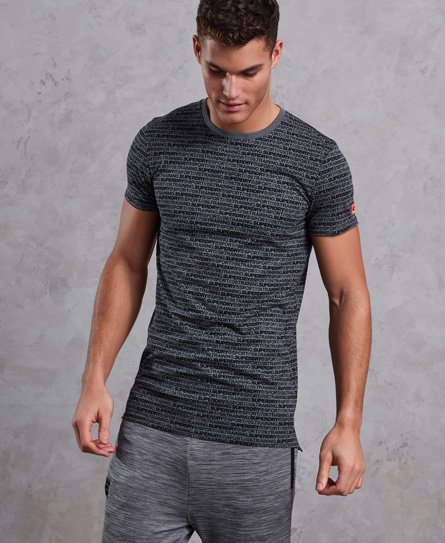Superdry Gym Tech All Over Print T-Shirt Gym Tech All Over Print T-Shirt