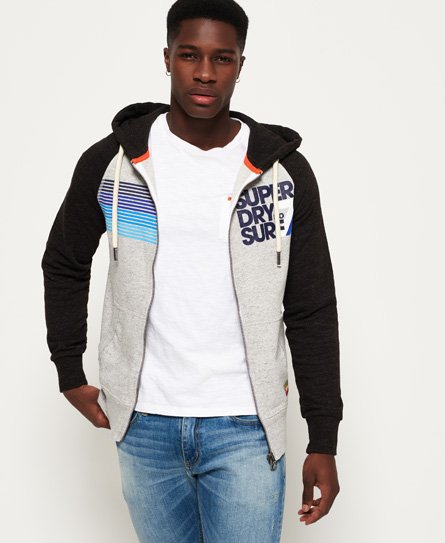 Superdry NO 7 Surf Lite Raglan Zip Hoodie NO 7 Surf Lite Raglan Zip Hoodie77660