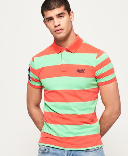 Superdry Polo à manches courtes rayé Louder Polo à manches courtes rayé Louder