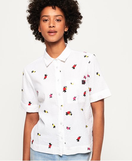 Superdry Kayla Cropped Boxy Shirt Kayla Cropped Boxy Shirt