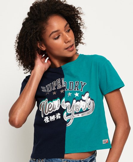 Superdry Pacific Splice Americana -T-paita Pacific Splice Americana -T-paita
