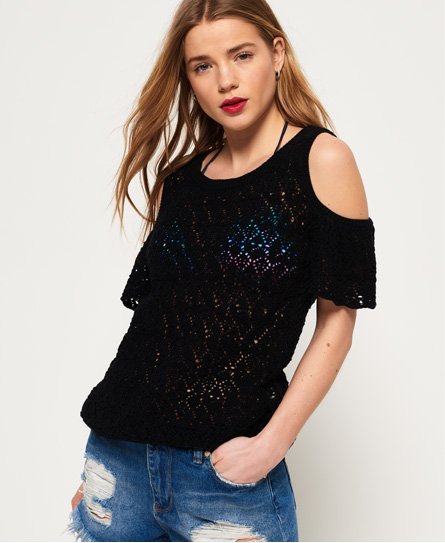 Superdry Little Bay Cold Shoulder-topp Little Bay Cold Shoulder-topp