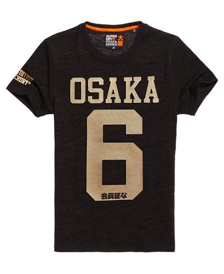 Superdry T-shirt Osaka Perforated Embossed T-shirt Osaka Perforated Embossed